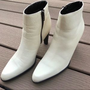 Nine West Renya Cream Ankle Boots